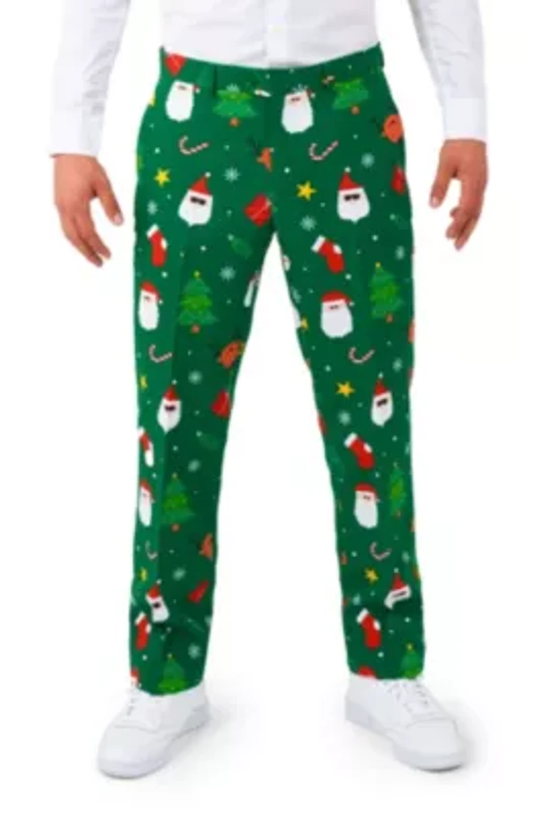Festivity Green  2 Piece Suit + Tie