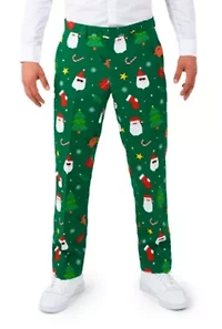 Festivity Green  2 Piece Suit + Tie