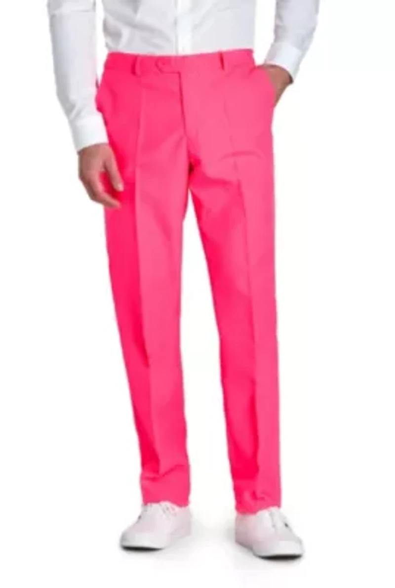 Neon Pink Power  2 Piece Suit + Tie