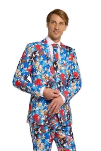 OppoSuits Men's Suits - Officially Licensed Slim Fit Sonic the Hedgehog��