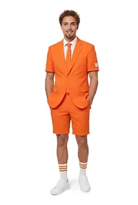 OppoSuits Men's Summer Suits - Casual Fit The Orange