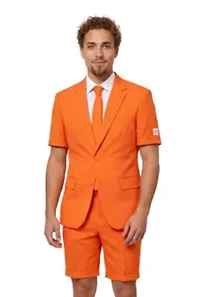 OppoSuits Men's Summer Suits - Casual Fit The Orange