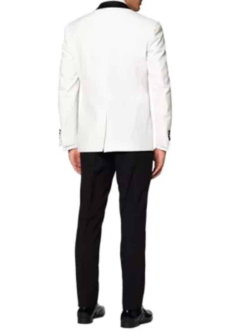 Pearly White Tuxedo 2 Piece + Bow Tie
