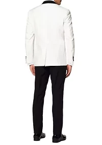 Pearly White Tuxedo 2 Piece + Bow Tie