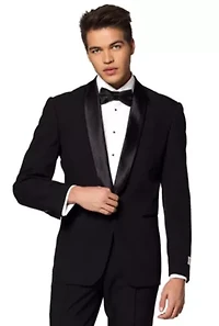 Jet Set Black Tuxedo 2 Piece + Bow Tie