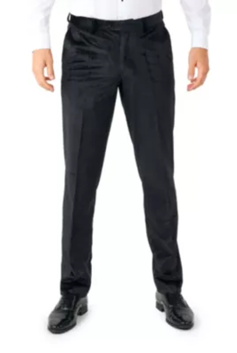 Midnight Black Velvet Tuxedo 2 Piece + Bow Tie
