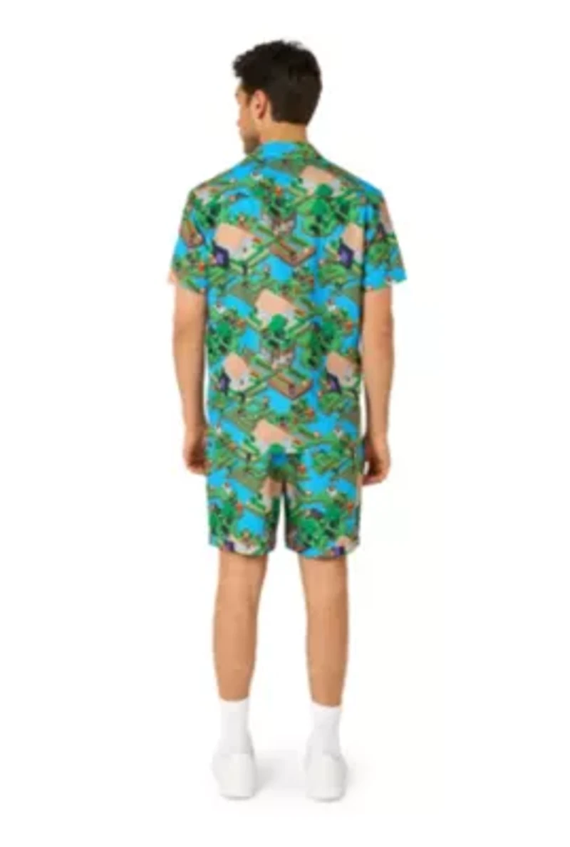 OppoSuits Men's Summer Set - Minecraft