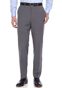 Slim Fit Gray Stretch Suit Pants