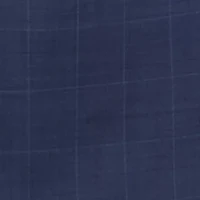 Navy Windowpane Stretch Suit Separate Coat