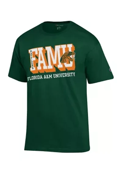 HBCU Florida A&M Rattlers Mascot Graphic T-Shirt