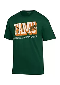 HBCU Florida A&M Rattlers Mascot Graphic T-Shirt