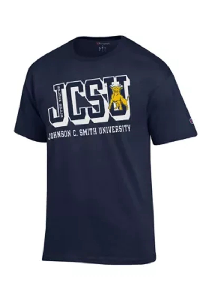 HBCU Johnson C Smith The Golden Bulls Mascot Graphic T-Shirt