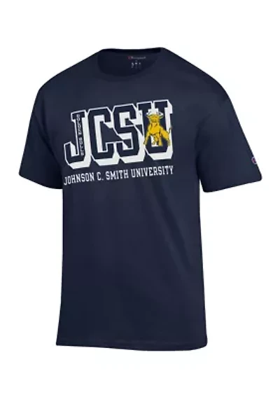 HBCU Johnson C Smith The Golden Bulls Mascot Graphic T-Shirt