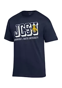 HBCU Johnson C Smith The Golden Bulls Mascot Graphic T-Shirt