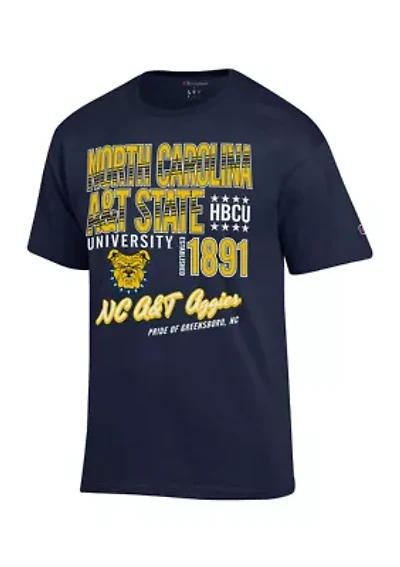 NCAA NC A&T Aggies Mascot Graphic T-Shirt