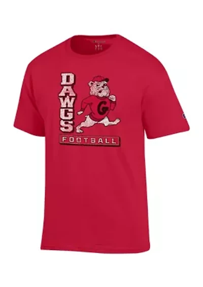 NCAA Georgia Bulldogs Dawgs Football Short Sleeve Graphic T-Shirt