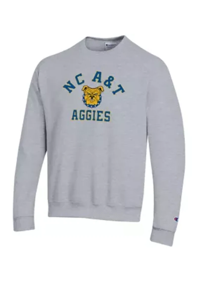 NCAA NC A&T Aggies Fleece Crew Neck Sweatshirt