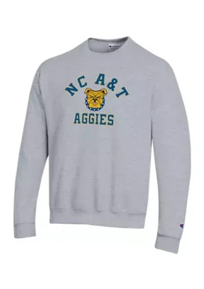 NCAA NC A&T Aggies Fleece Crew Neck Sweatshirt