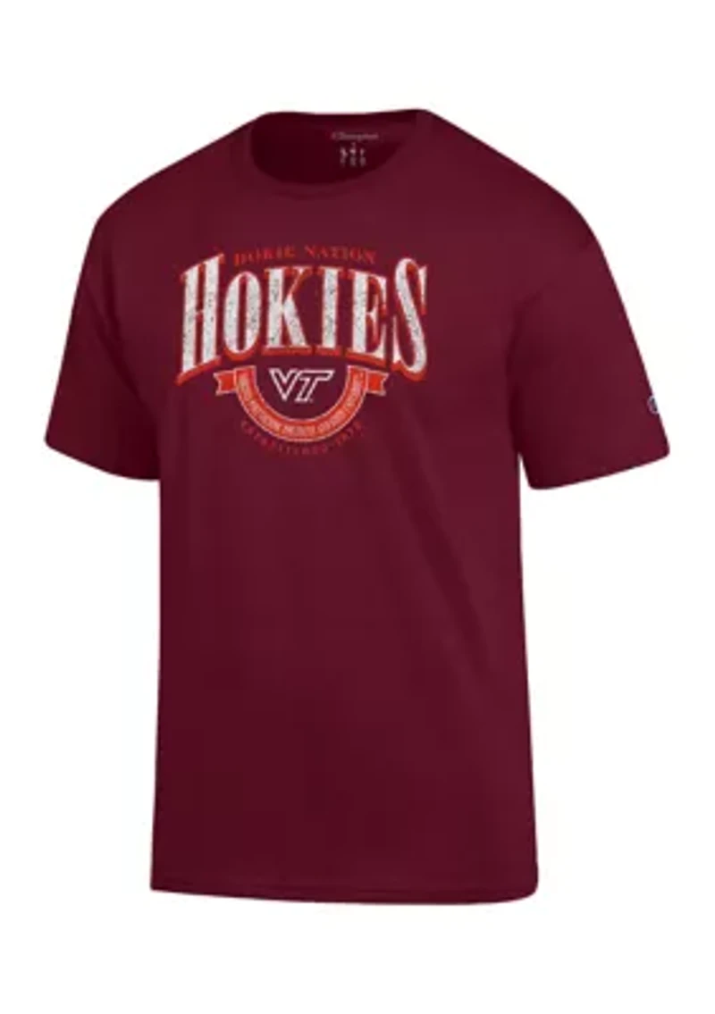 NCAA Virginia Tech Hokies Jersey Short Sleeve Graphic T-Shirt