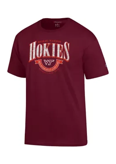NCAA Virginia Tech Hokies Jersey Short Sleeve Graphic T-Shirt