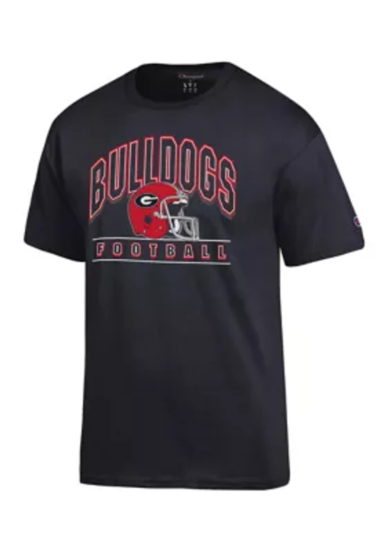 NCAA Georgia Bulldogs Jersey Short Sleeve Graphic T-Shirt