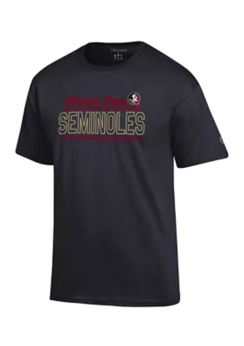 NCAA Florida State Seminoles Jersey Short Sleeve Graphic T-Shirt