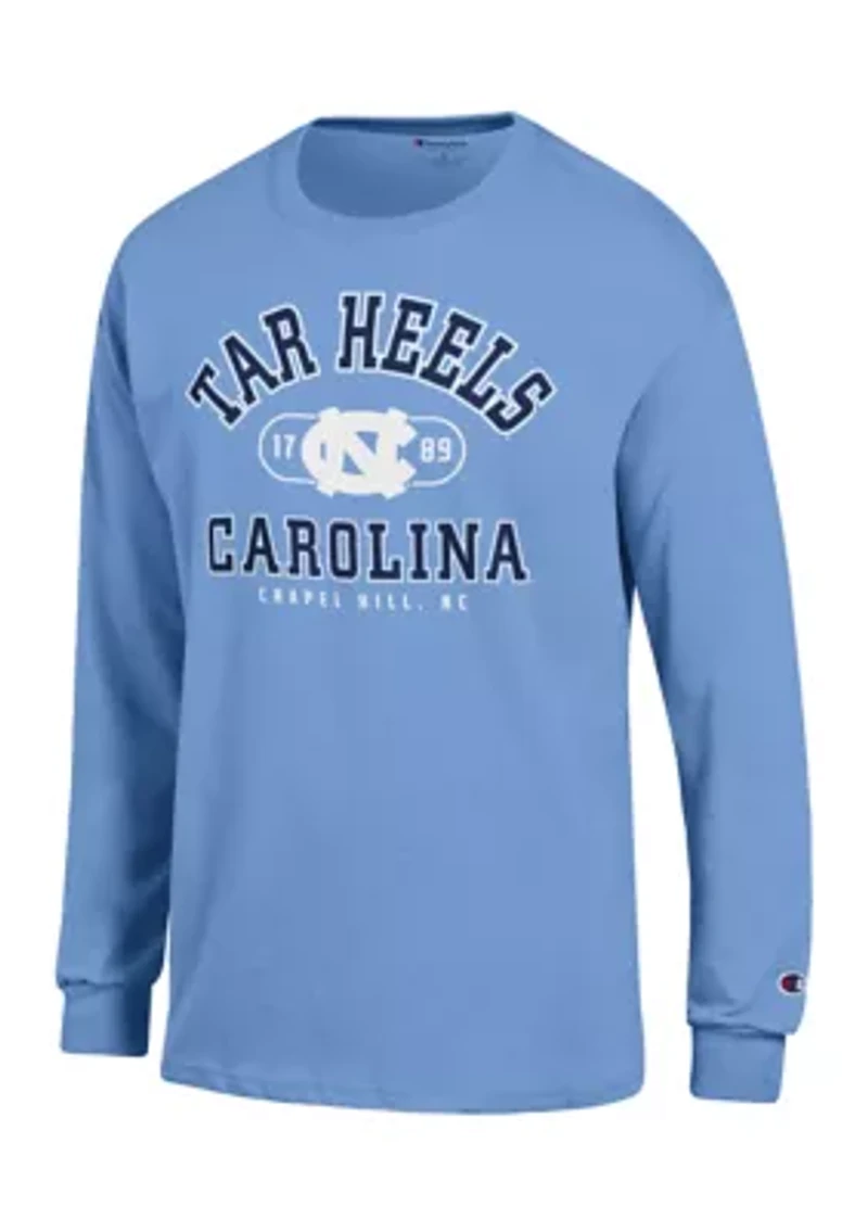 NCAA North Carolina Tar Heels Jersey Long Sleeve Graphic T-Shirt
