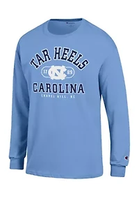 NCAA North Carolina Tar Heels Jersey Long Sleeve Graphic T-Shirt