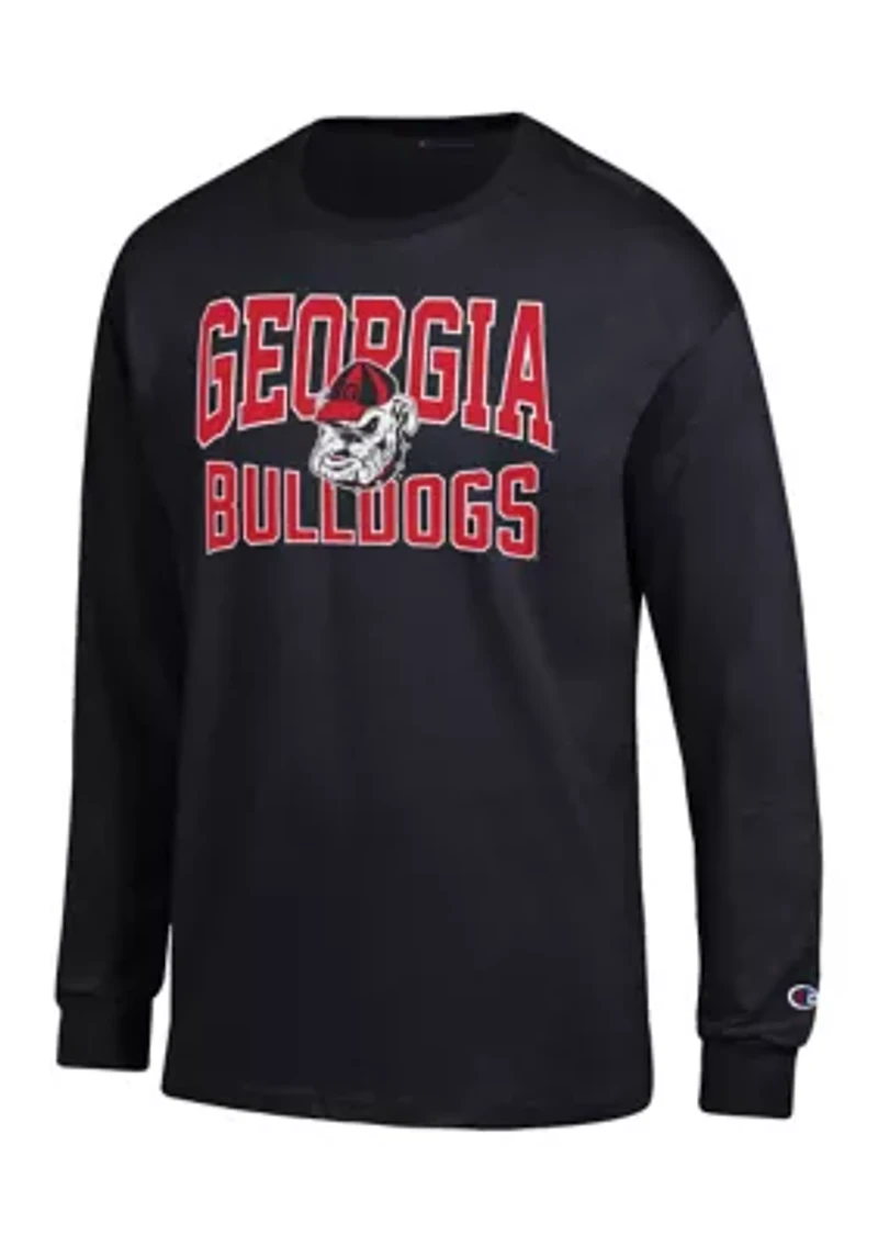 NCAA Georgia Bulldogs Jersey Long Sleeve Graphic T-Shirt