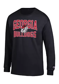 NCAA Georgia Bulldogs Jersey Long Sleeve Graphic T-Shirt