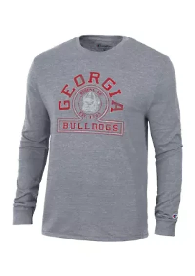 NCAA Georgia Bulldogs Jersey Long Sleeve Graphic T-Shirt
