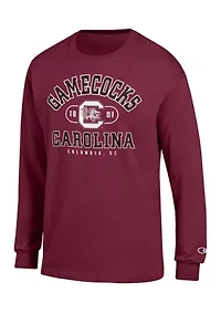 NCAA South Carolina Gamecocks Jersey Long Sleeve Graphic T-Shirt