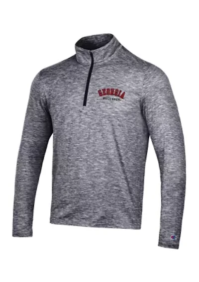 NCAA Georgia Bulldogs Soft Touch 1/4 Zip Pullover