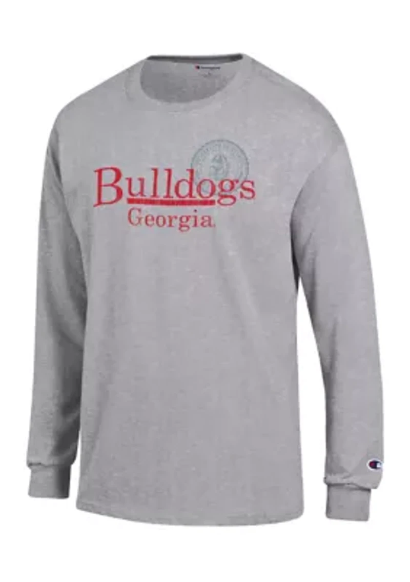 NCAA Georgia Bulldogs Powerblend Crew Neck Pullover