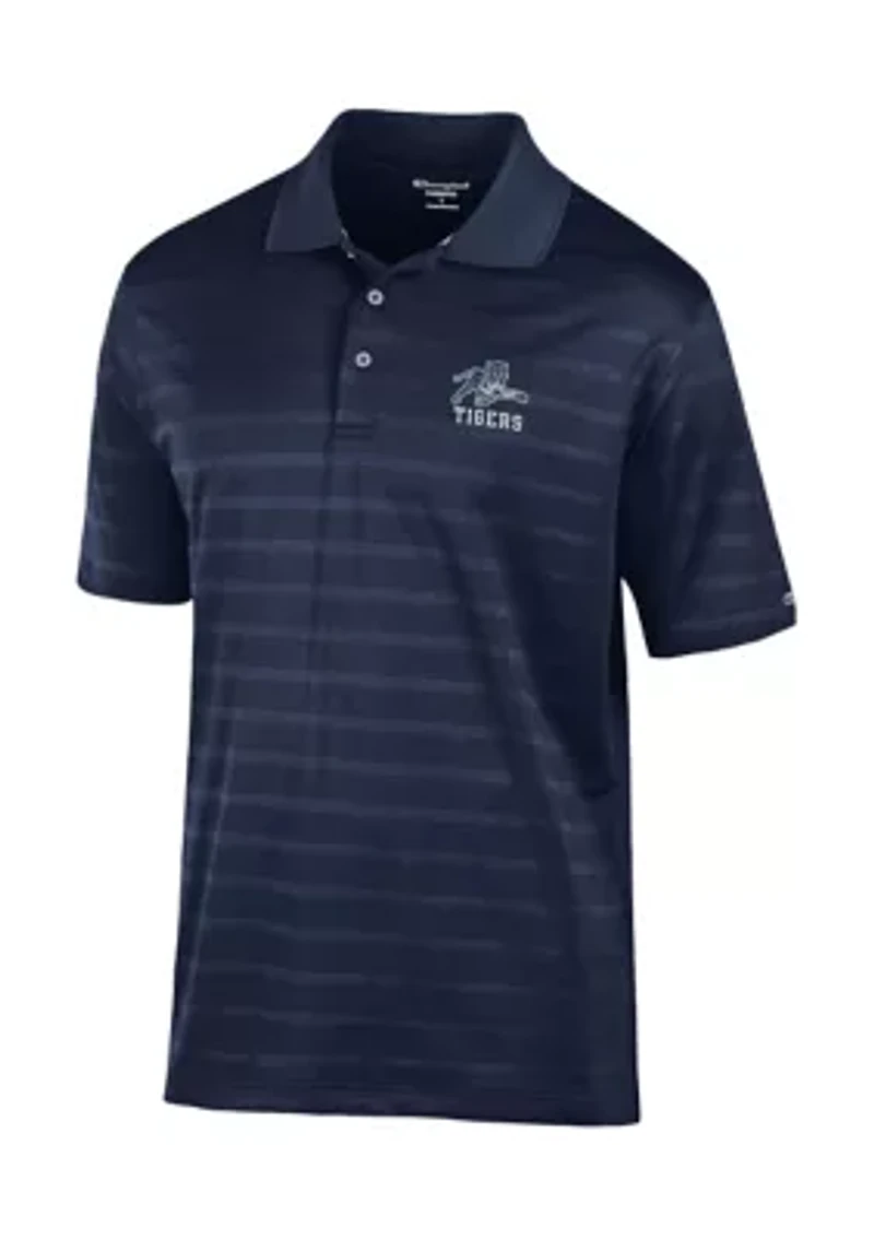 NCAA Tennessee State Tigers Solid Textured Polo Shirt