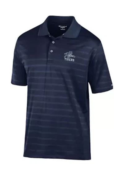 NCAA Tennessee State Tigers Solid Textured Polo Shirt