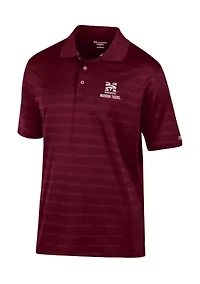 NCAA Morehouse Maroon Tigers Solid Textured Polo Shirt