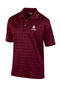 NCAA Alabama A&M Bulldogs Solid Textured Polo Shirt
