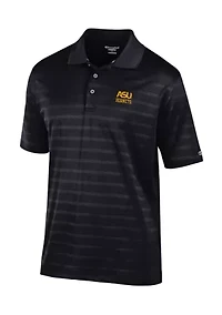 NCAA Alabama State Hornets Solid Textured Polo Shirt