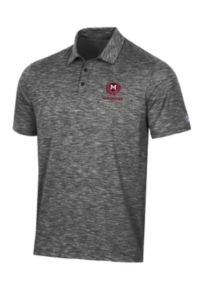 NCAA Morehouse Maroon Tigers Micro Mesh Sport Polo Shirt