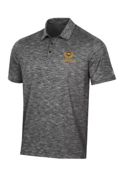 NCAA Alabama State Hornets Micro Mesh Sport Polo Shirt