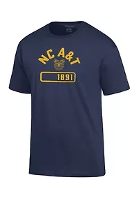 NCAA NC A&T Aggies Jersey  Short Sleeve Graphic T-Shirt