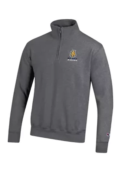 NCAA NC A&T Aggies Powerblend 1/4 Zip Pullover