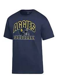 NCAA NC A&T Aggies Jersey Short Sleeve Graphic T-Shirt