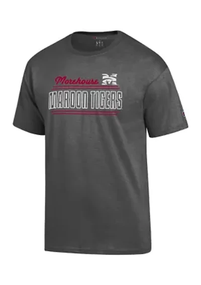NCAA Morehouse Maroon Tigers Jersey Short Sleeve Graphic T-Shirt