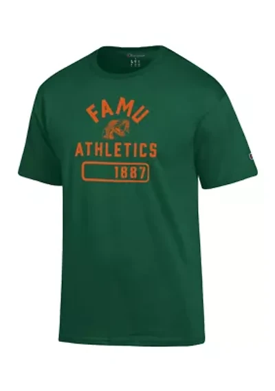 NCAA Florida A&M Rattlers Jersey Short Sleeve Graphic T-Shirt
