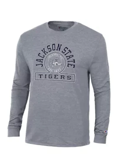 NCAA Jackson State Tigers Jersey Long Sleeve Graphic T-Shirt