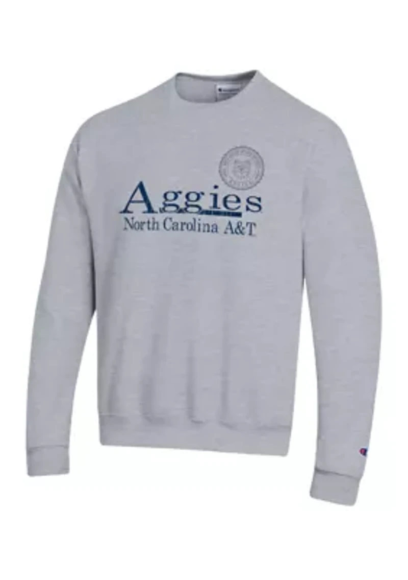 NCAA NC A&T Aggies Powerblend Crewneck Sweatshirt