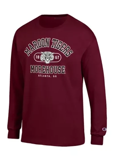NCAA Morehouse Maroon Tigers Long Sleeve Graphic T-Shirt