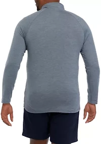 Big & Tall Long Sleeve Performance 1/4 Zip Sweatshirt